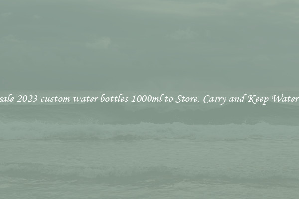 Wholesale 2023 custom water bottles 1000ml to Store, Carry and Keep Water Handy