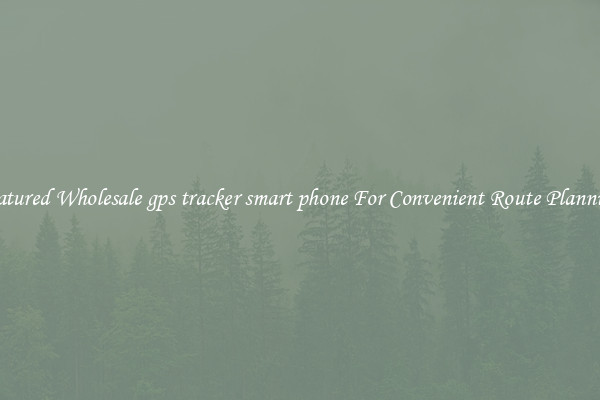 Featured Wholesale gps tracker smart phone For Convenient Route Planning 