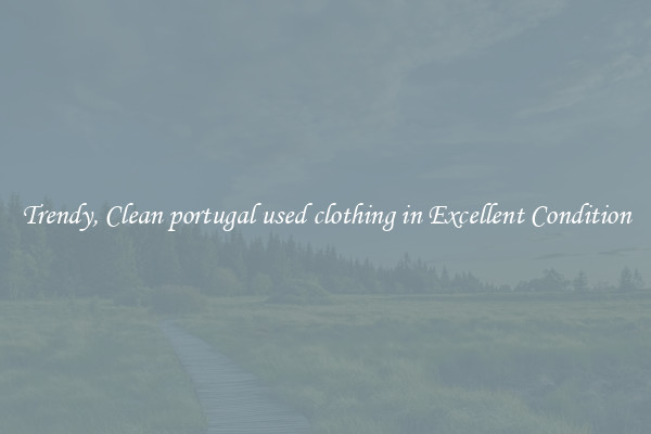 Trendy, Clean portugal used clothing in Excellent Condition