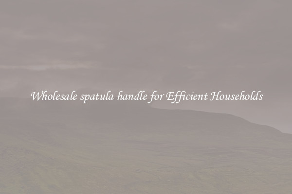 Wholesale spatula handle for Efficient Households