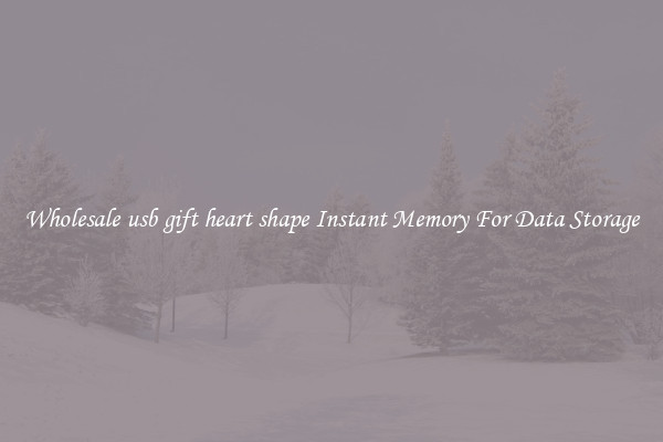 Wholesale usb gift heart shape Instant Memory For Data Storage